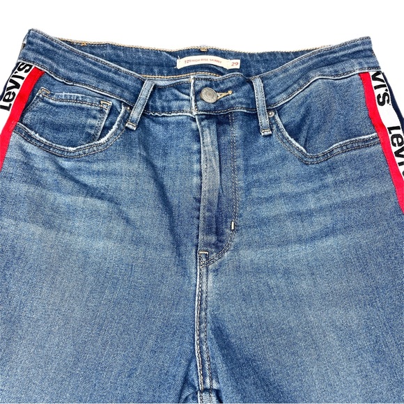 Levi’s 721 High Rise Side Stripe Jeans Size 29 - Picture 3 of 15